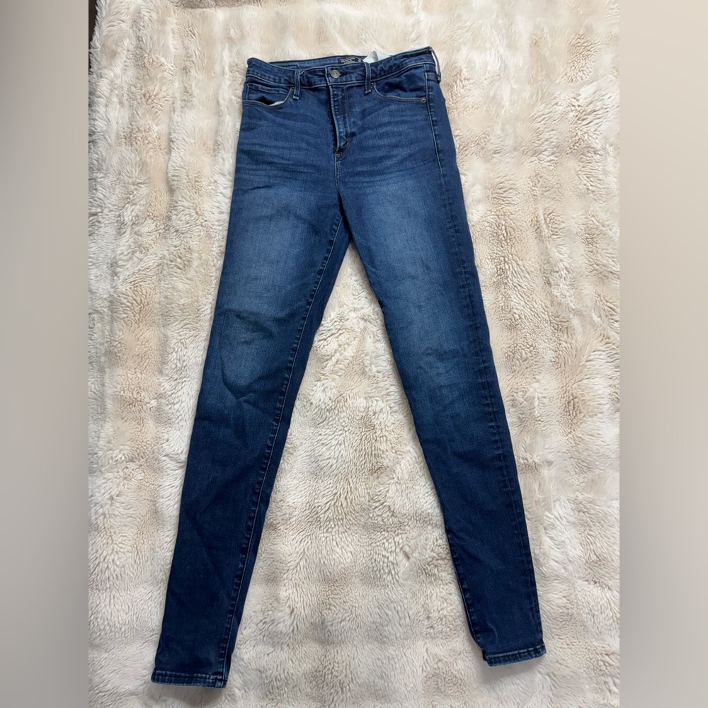 Abercrombie & Fitch Dark Blue Skinny Jeans